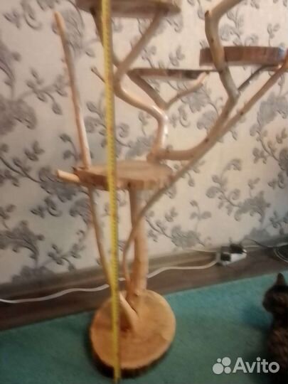 Подставка для цветов напольная деревянная