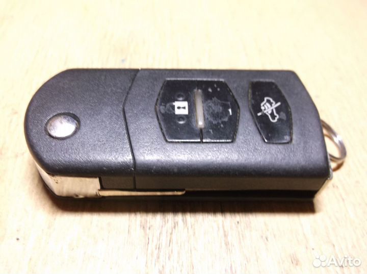 Visteon № 41784 Mazda выкидной чип ключ 3 кнопки