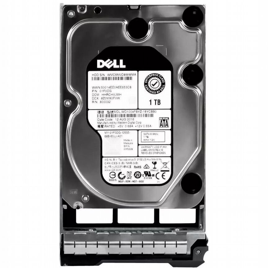 [WD1004FBYZ] Жесткий Диск Dell 1f0dg 1tb Sata3 3,5" Hdd Wd1004fbyz
