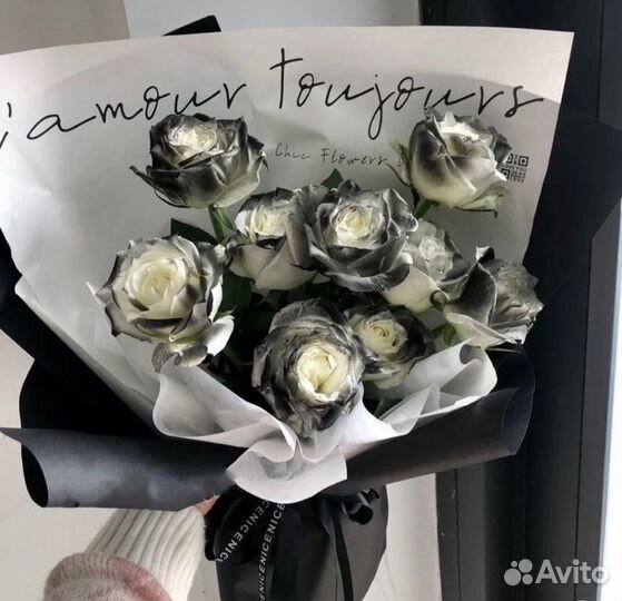 Черные розы