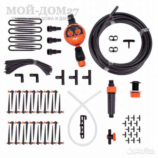 Регулируемый капельный полив жук от ёмкости на 60