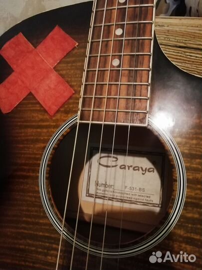 Акустическая гитара caraya