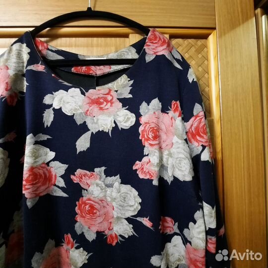 Платье темно синее р-р 62