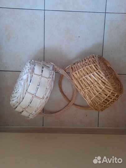 Корзина плетеная для фруктов или подарков бу