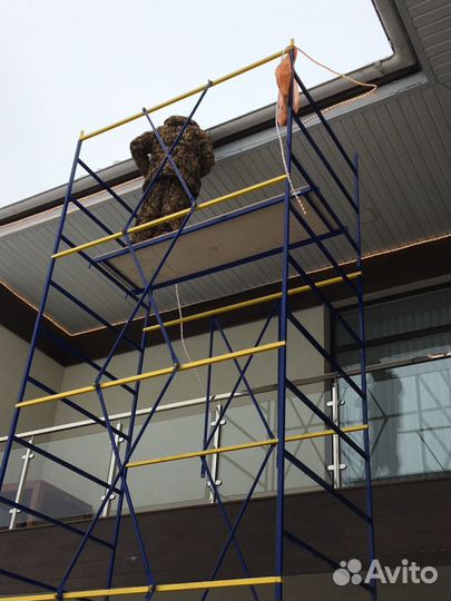 Новогоднее оформление световыми гирляндами