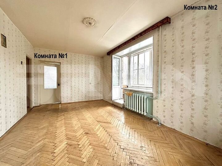 Комната 36,7 м² в 3-к., 4/5 эт.