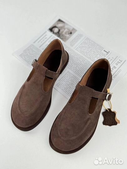 Лоферы шоколад 39 размер