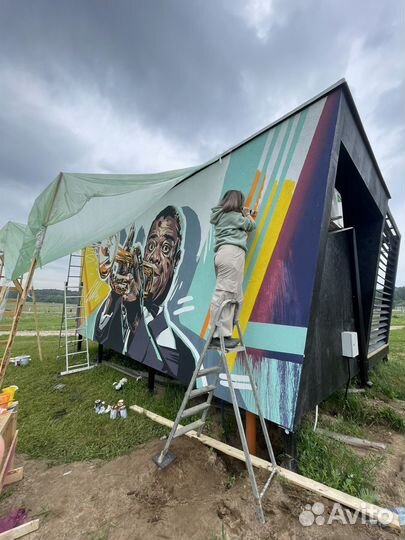 Художественное оформление стен Бор