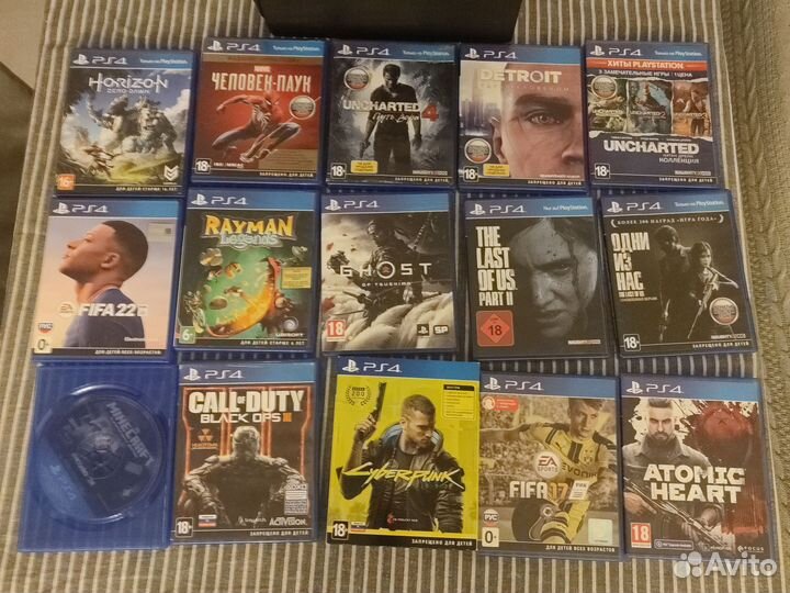 Ps4 с подставкой и играми