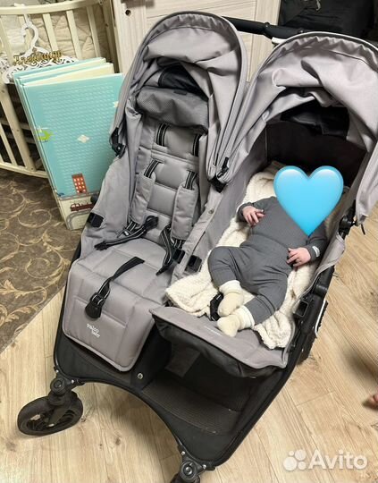 Коляска для двойни valco baby snap duo погодок