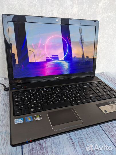 Ноутбук Acer P6100/4gb/HDD250gb/GT-320M