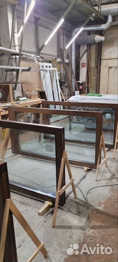 Деревянное евроокно