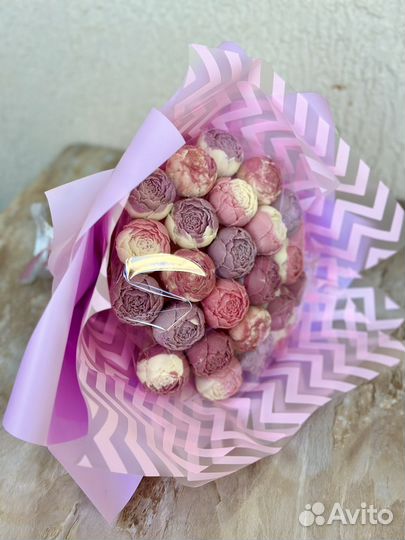 Шоколадный пионы ко дню матери