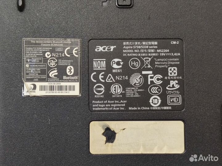 Acer Aspire 5738 MS2264