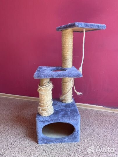 Домик для кошки с когтеточкой