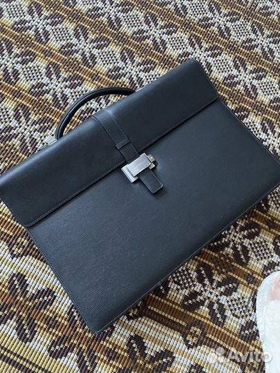 Новый Мужской кожаный портфель montblanc