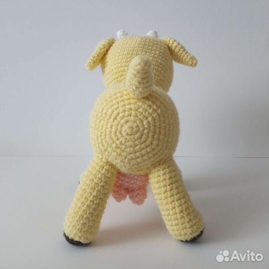 Вязаные игрушки амигуруми ручной работы козочка