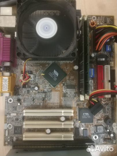 Связка раритетов GA-6vmml и Celeron 850