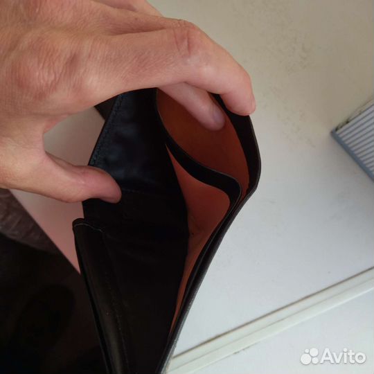 Мужской бумажник кожа кобры