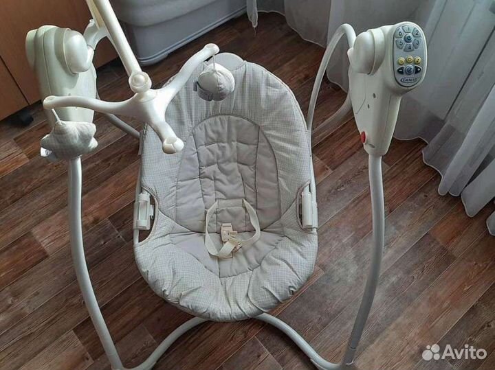 Детские электронные качели для новорожденных