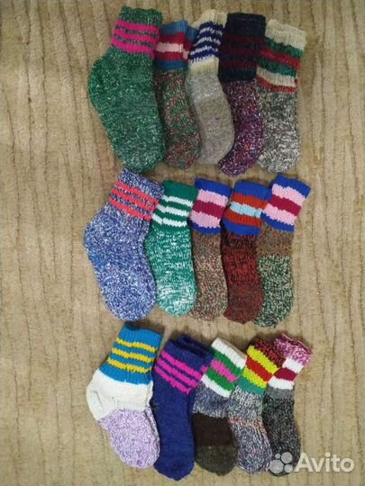 Вязаные носки