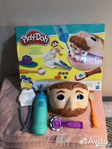 Детская игра play doh зубастик