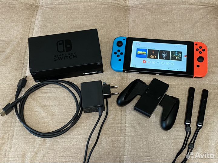 Nintendo Switch 96Gb+Игры