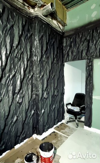 3D гипсовые панели скала