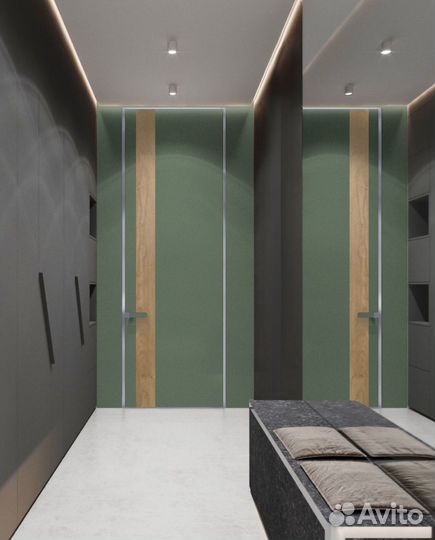 Двери скрытого монтажа invisible