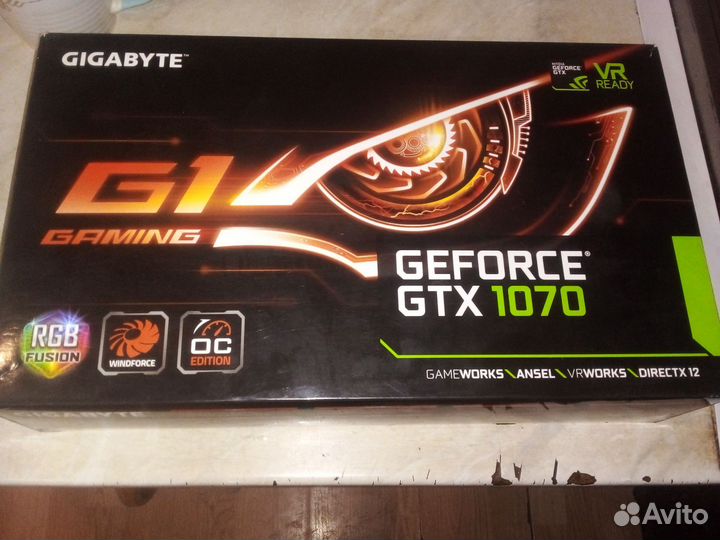 Видеокарта gtx 1070 8gb