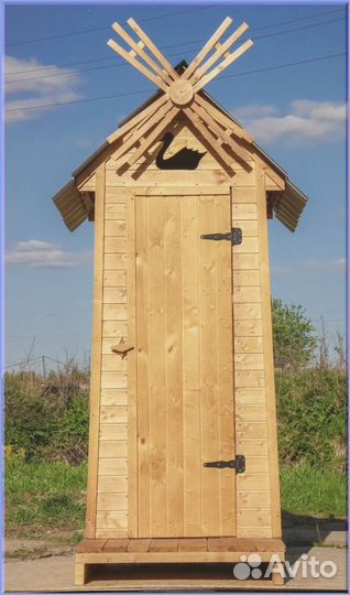 Уличный туалет домик с установкой пку 781