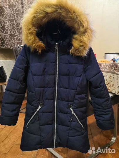 Пуховик для девочки 128