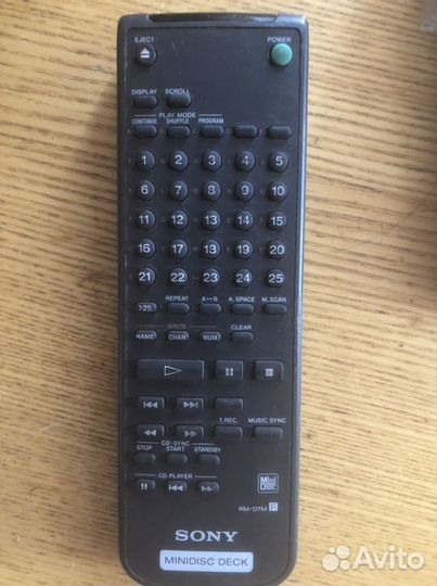 Пульт ду sony RM-D7M