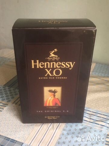 Картонная коробка от коньяка