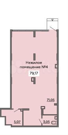 Свободного назначения, 79.17 м²