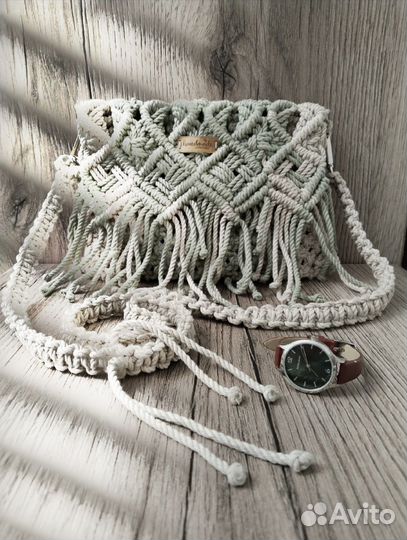 Сумки в технике макраме