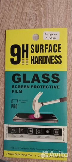 Защитное стекло iPhone 6 plus