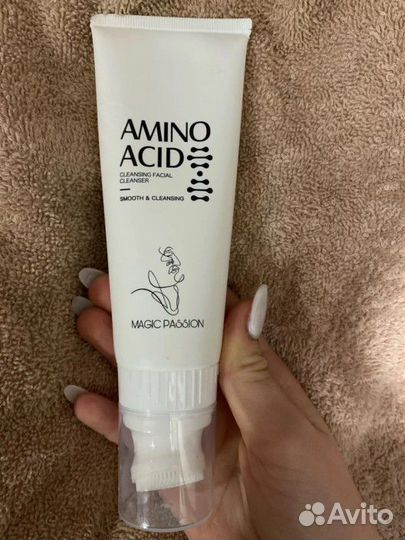 Пенка для умывания лица с щёточкой