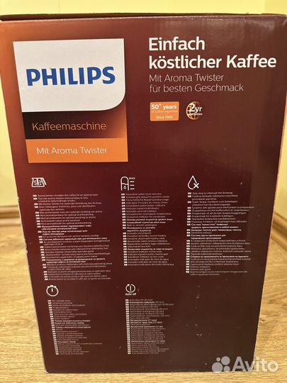 Кофеварка капсульная philips