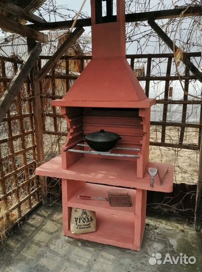 Мангал-печь. Гриль зона