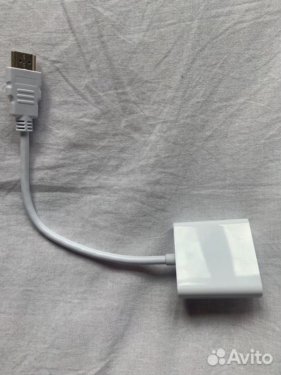 Кабель-адаптер palmexx hdmi - VGA белый