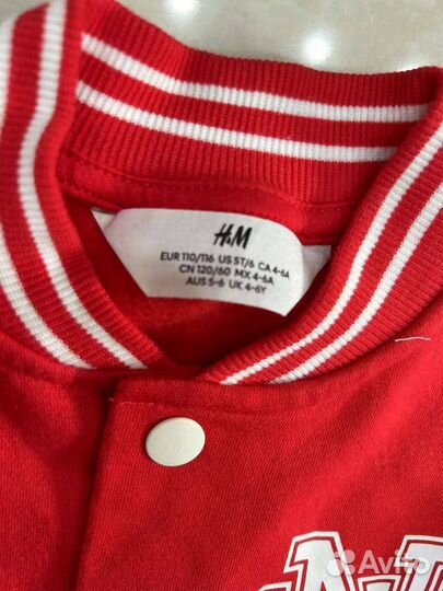 Бомбер куртка для мальчика H&M 98,110,122,134, 146