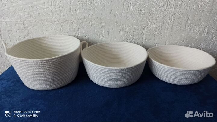 Корзины из хлопка