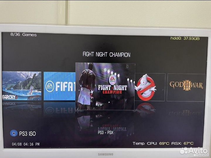 Игровая приставка ps3 прошитая