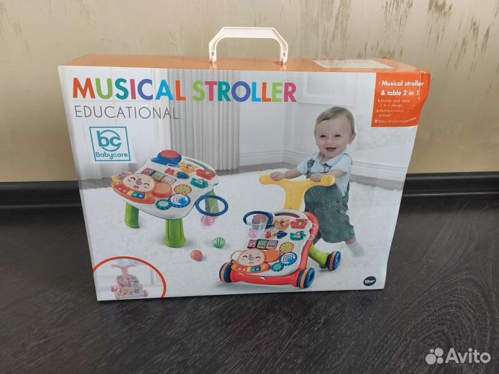 Ходунки каталка детские музыкальные