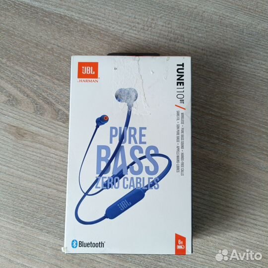 Беспроводные наушники jbl tune 110bt