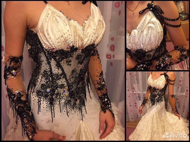 Платье бальное стандарт Ю-2