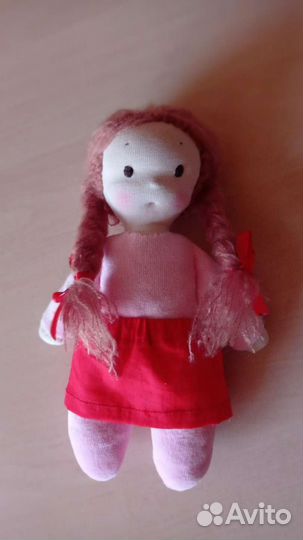 Текстильная кукла по вальдорфским мотивам