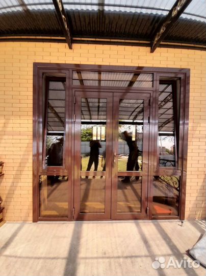 Алюминиевые окна и двери холодный алюминий