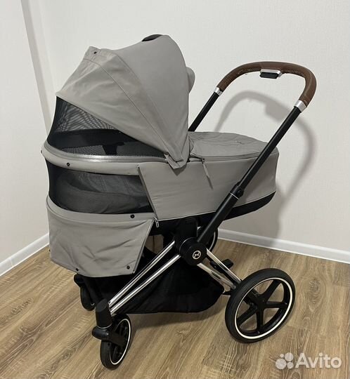 Коляска Cybex priam lll Soho grey 2 в 1